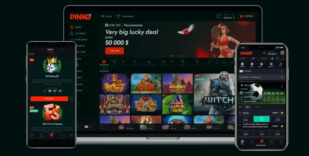 pinko casino banner
